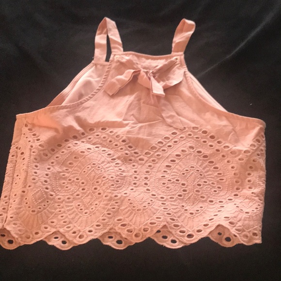 Abercrombie and Fitch pale pink summer top - Picture 2 of 4
